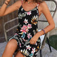 Plus Size Printed V-Neck Cami Dress - GiFTiFY