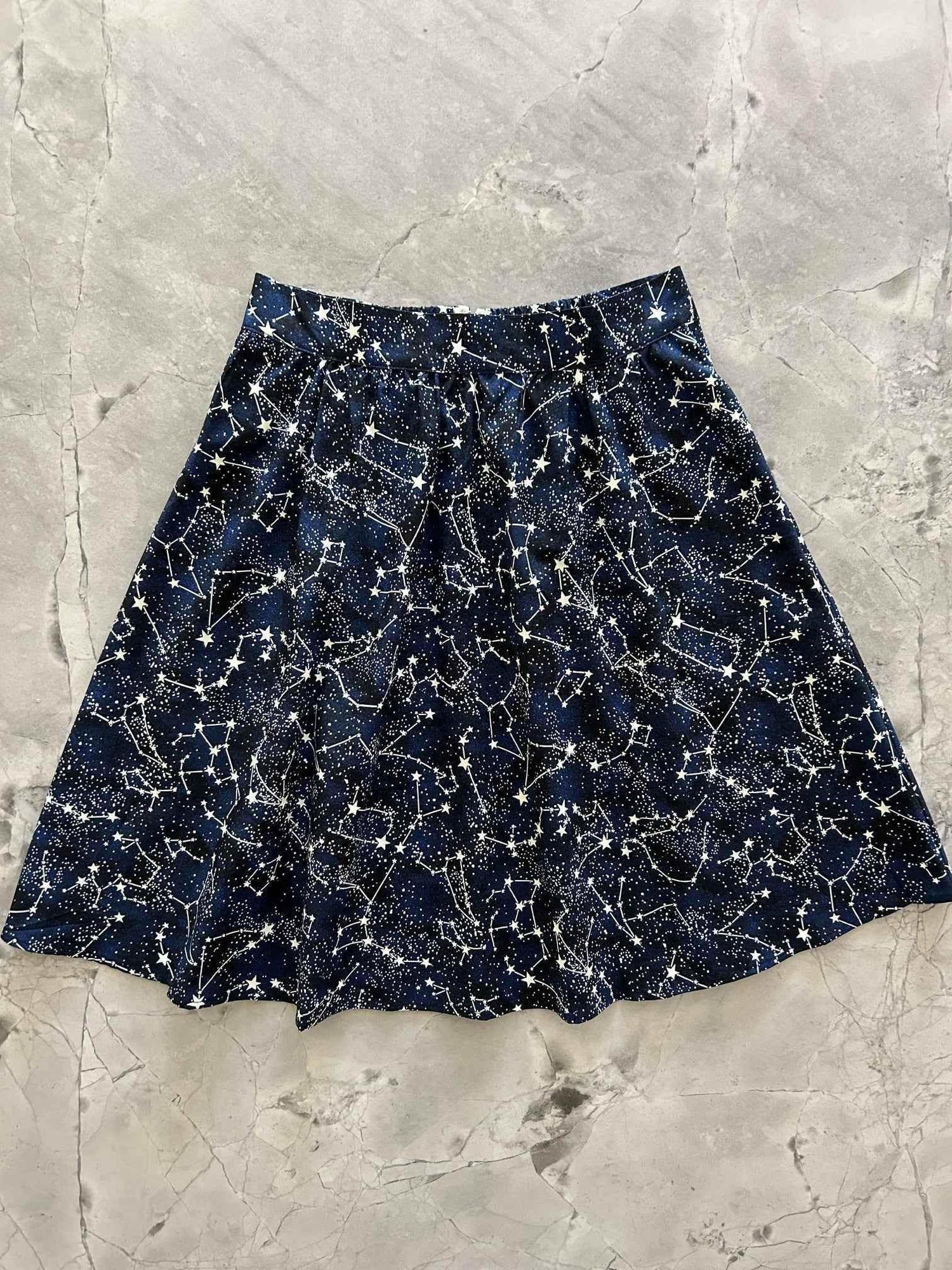 Glow in the Dark Constellations A-line Skirt - GiFTiFY