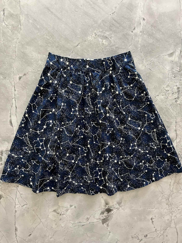 Glow in the Dark Constellations A-line Skirt - GiFTiFY
