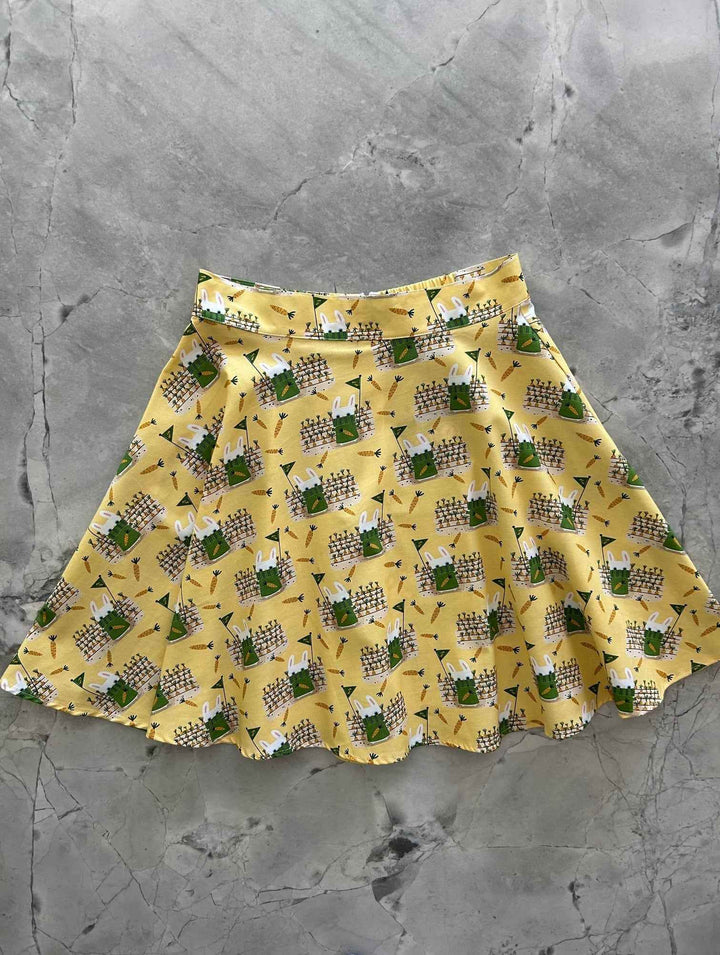 Garden Bunny Skater Skirt - GiFTiFY