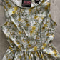 Mustard Floral Midi Dress