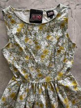 Mustard Floral Midi Dress - GiFTiFY