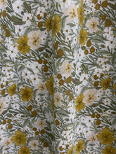 Mustard Floral Midi Dress - GiFTiFY