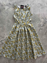 Mustard Floral Midi Dress - GiFTiFY