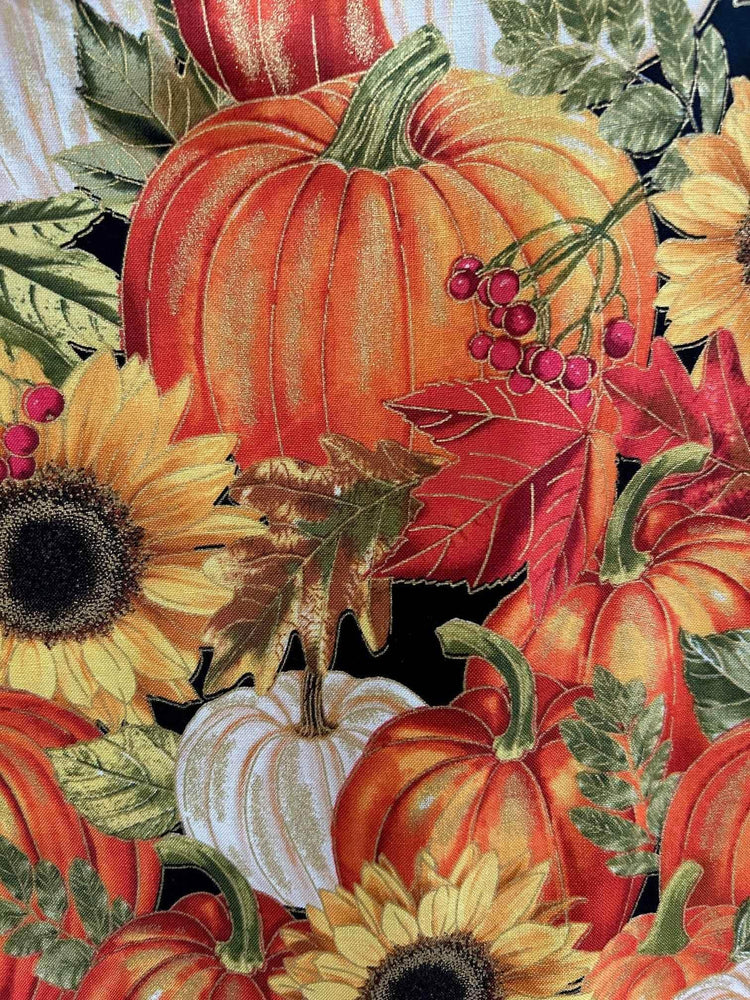 Sunflower & Pumpkin Skater Skirt - GiFTiFY