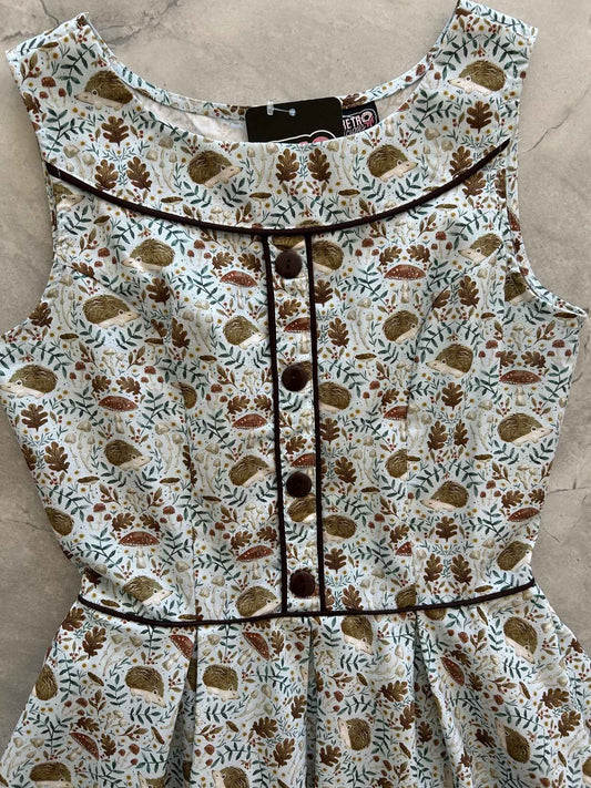 Elizabeth Dress in Hedgehogs