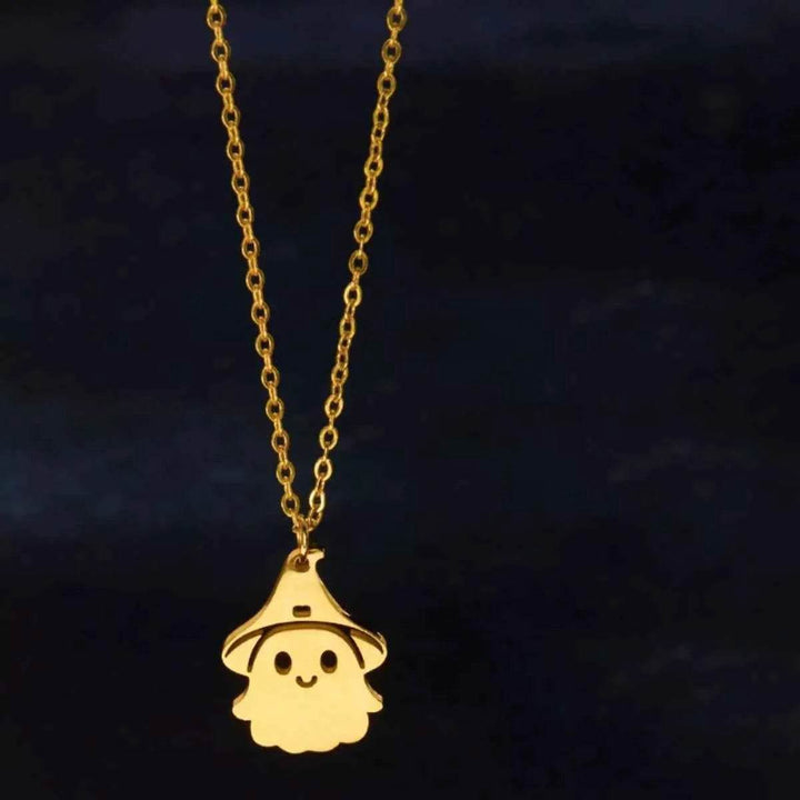 Halloween Ghost Pendant Necklace - GiFTiFY