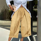 Plus Size Wide Leg Pleated Detail Cropped Pants