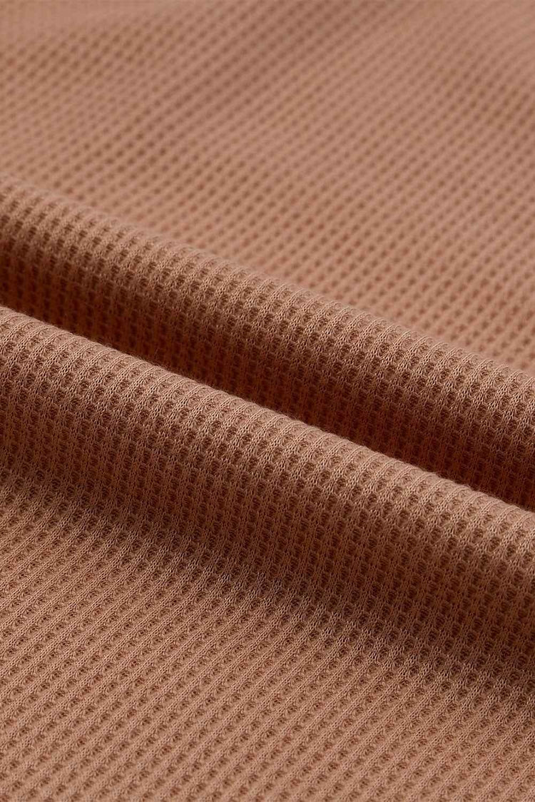 Plus Size Printed Color Block Ruffled Blouse - GiFTiFY