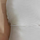 Oat Ribbed Baby Lounger Cover