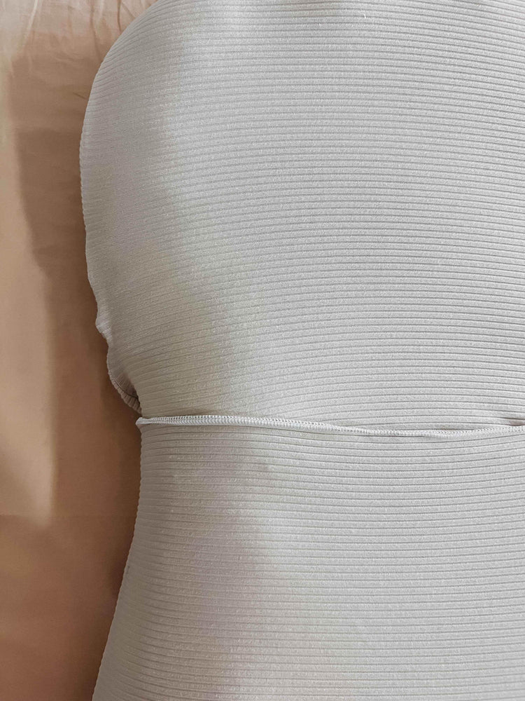 Oat Ribbed Baby Lounger Cover - GiFTiFY