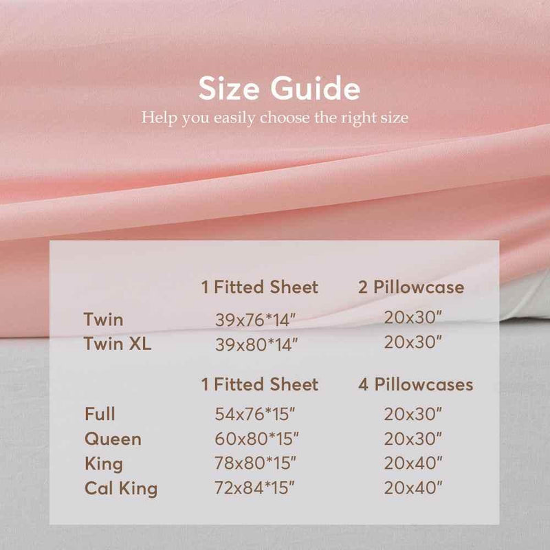 Kasentex All Season Deep Pocket Fitted Sheet Set with Pillowcases, Room Decor, Graduation Gifts Sheet Set by Kasentex