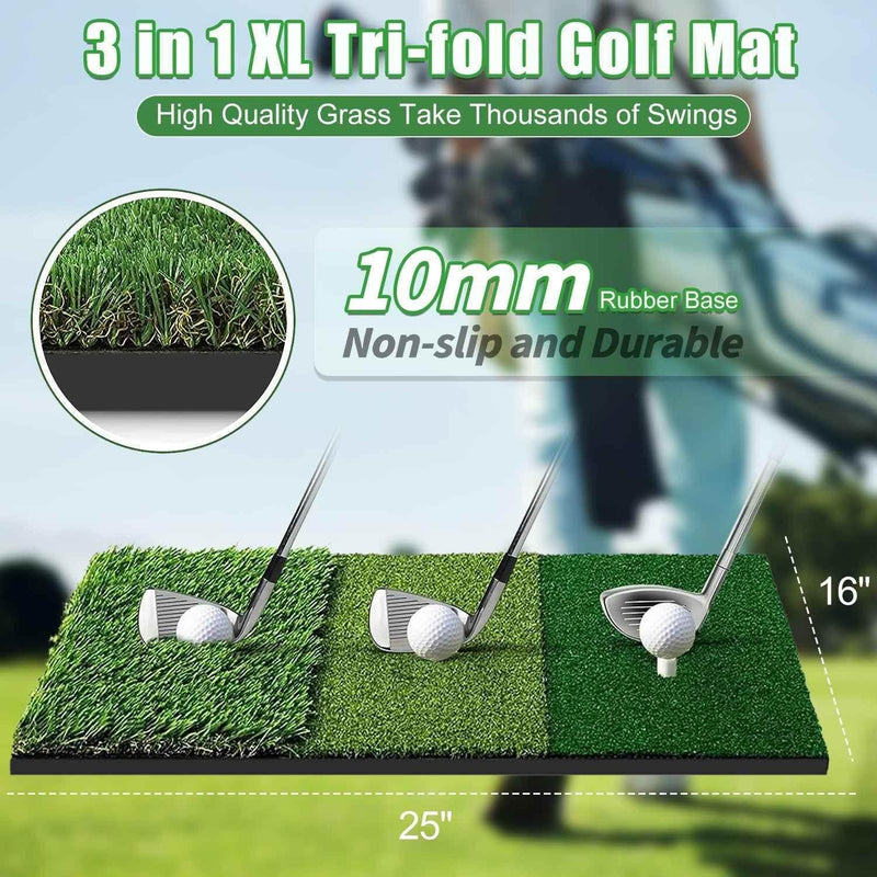 Golf Practice Net - Tent Style (10ft x 7ft) Golf Net by Yunic Golf