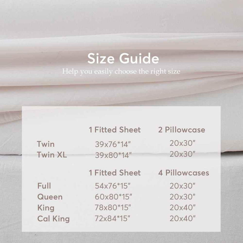 Kasentex All Season Deep Pocket Fitted Sheet Set with Pillowcases, Room Decor, Graduation Gifts Sheet Set by Kasentex