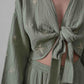 Boho Resort Wear – Tie Suits for Women with Shabby Chic Detail