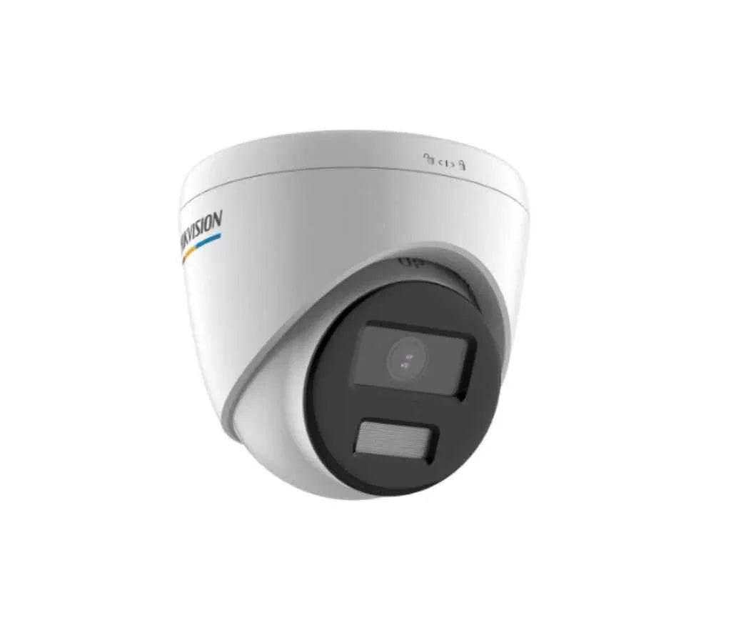 DS-2CD1347G2-LUF Hikvision w/ audio IP PoE Camera 4 MP ColorVu MD 2.0 Turret - GiFTiFY