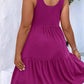 Plus Size Tiered Scoop Neck Tank Dress