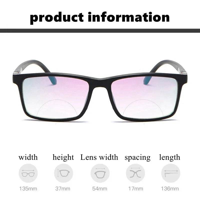 Anti-blue light double reading glasses Reading Glasses by CJ