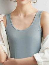 Plus Size Ribbed Scoop Neck Tank Top - GiFTiFY