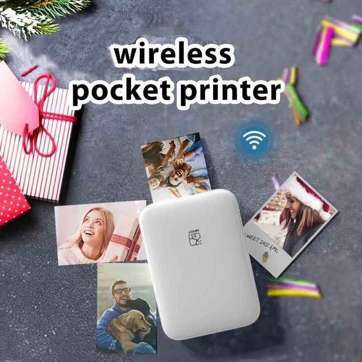 Wireless Portable Photo Printer Mini Color Printer for iOS/Android - GiFTiFY