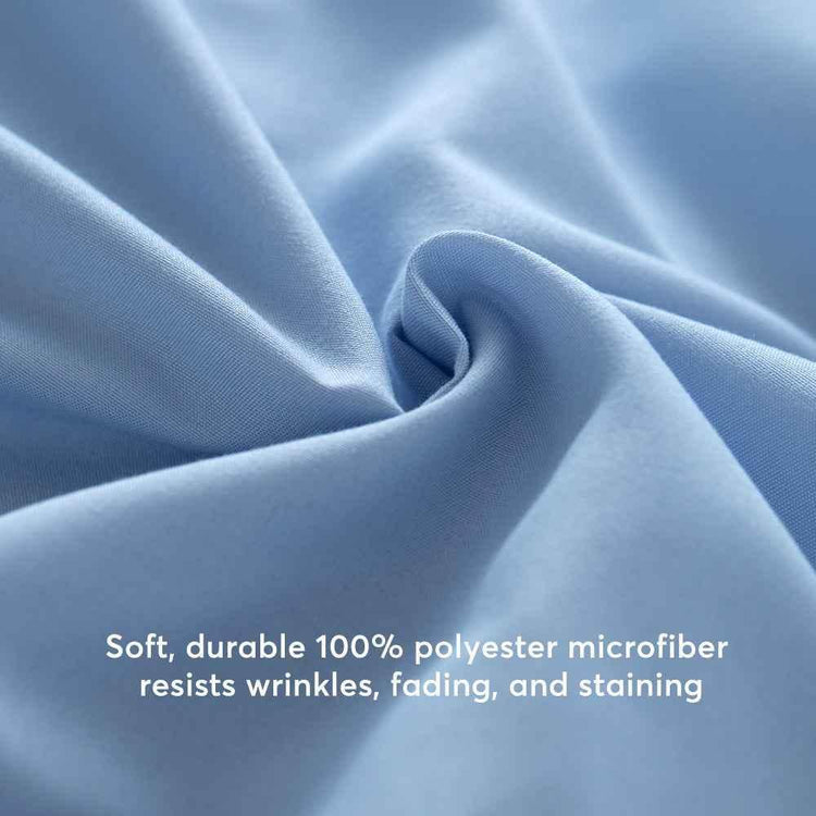 Kasentex All Season Deep Pocket Fitted Sheet Set with Pillowcases, Room Decor, Graduation Gifts - GiFTiFY