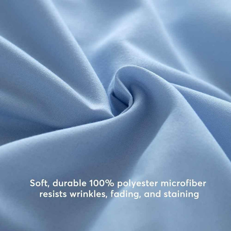 Kasentex All Season Deep Pocket Fitted Sheet Set with Pillowcases, Room Decor, Graduation Gifts Sheet Set by Kasentex