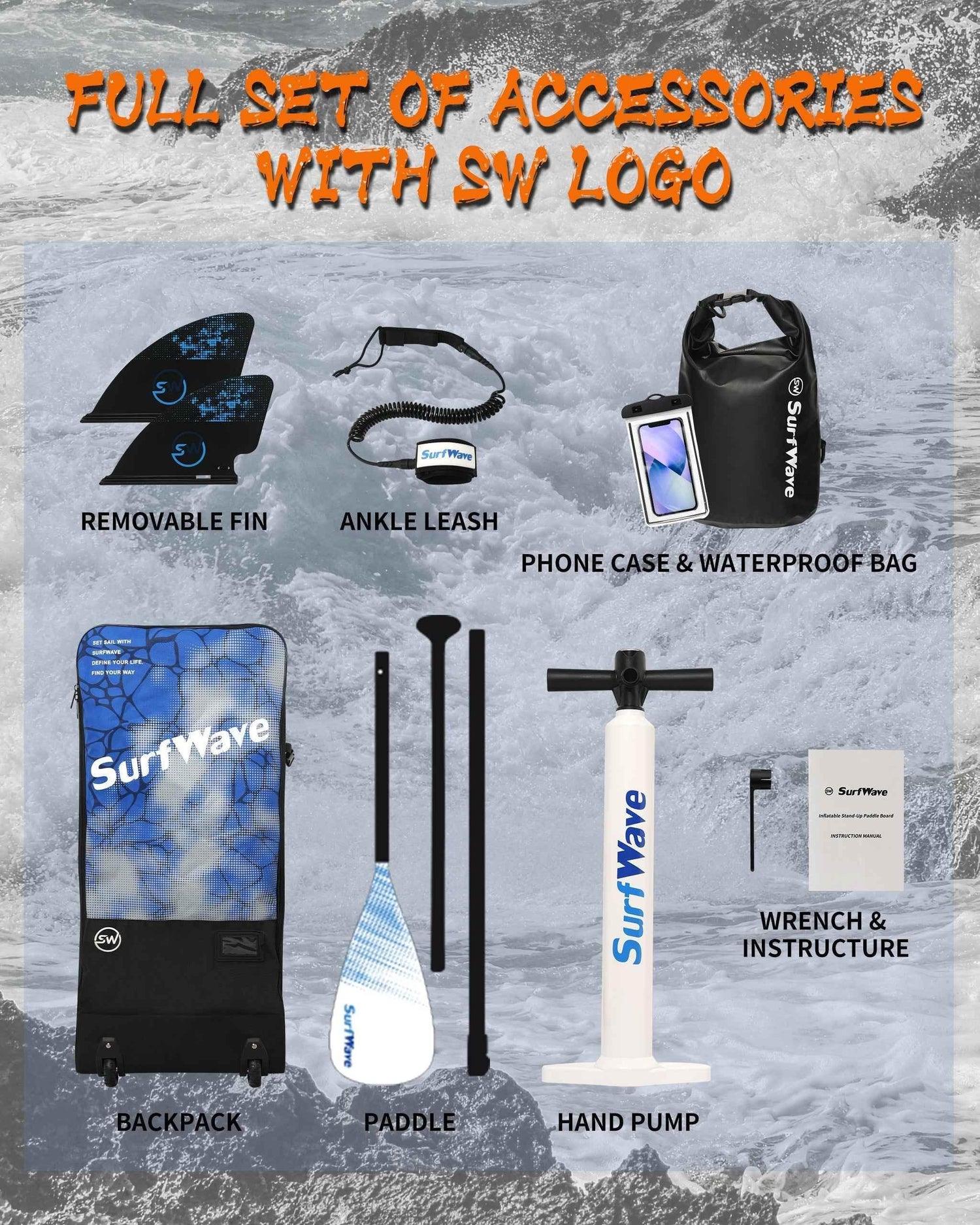 Pro Inflatable SUP Board,stand up paddle board 11ft All-Around inflatable stand up Paddle Board - Military-Grade for Surfing & Expedition, Includes Carbon Paddle & Pro Pump - GiFTiFY