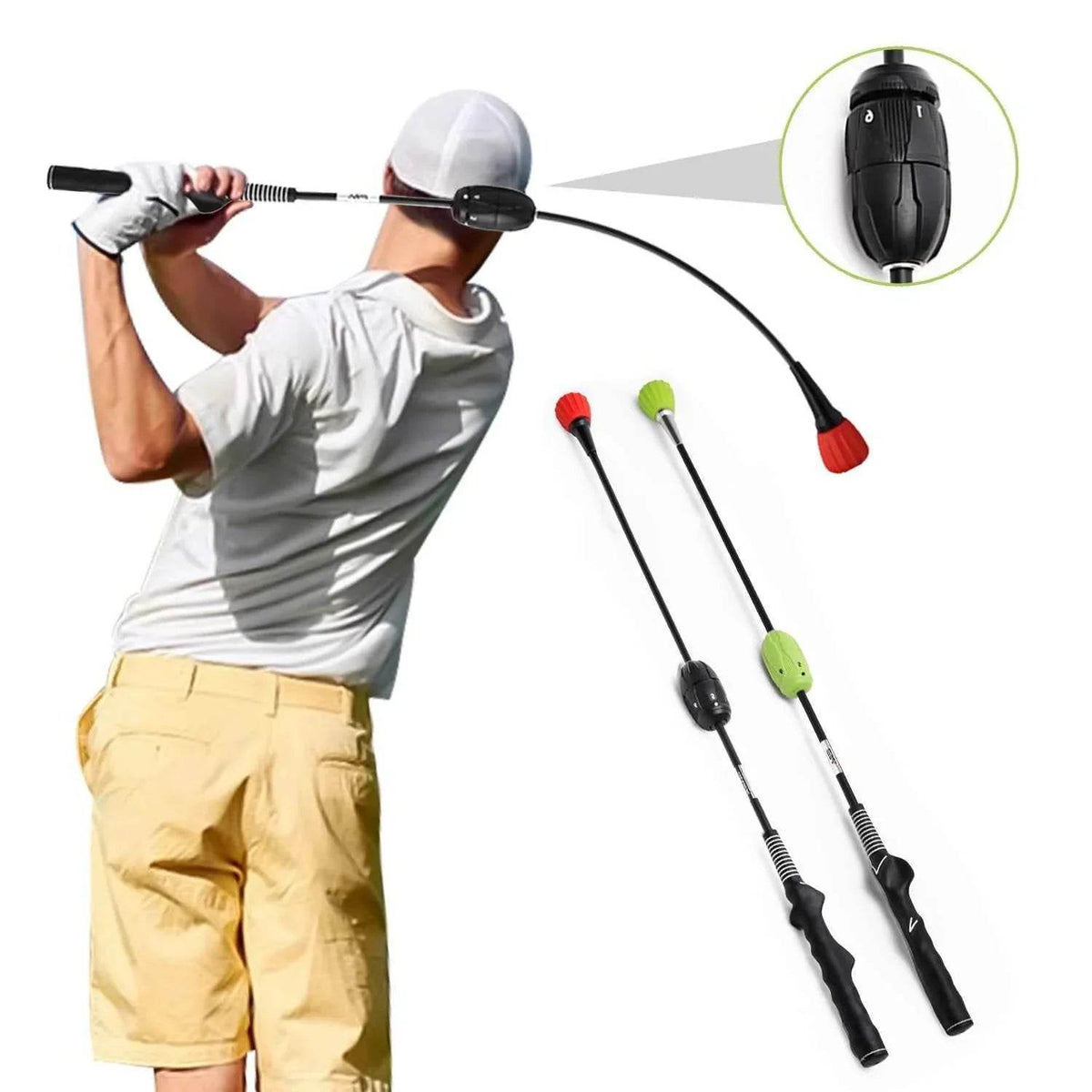 Golf Swing Trainer (Adjustable) Accessories by Yunic Golf