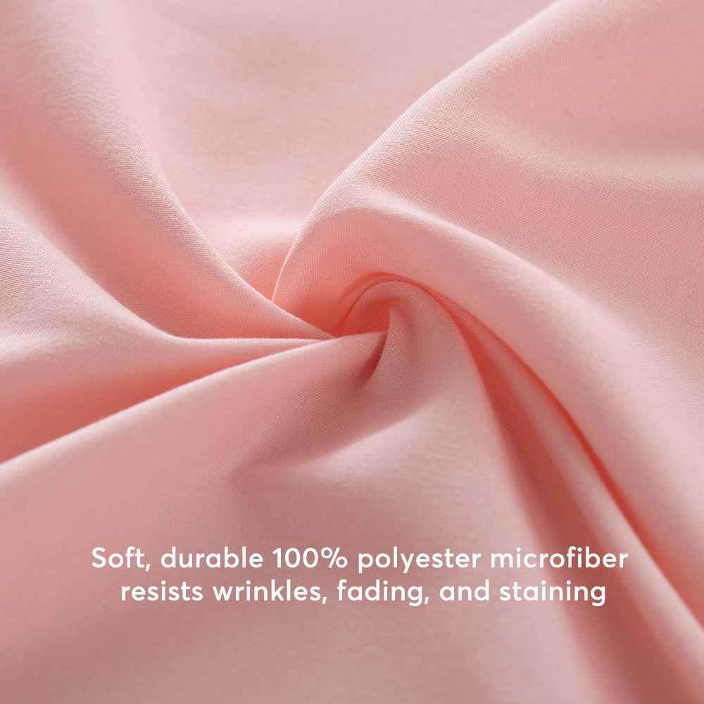 Kasentex All Season Deep Pocket Fitted Sheet Set with Pillowcases, Room Decor, Graduation Gifts