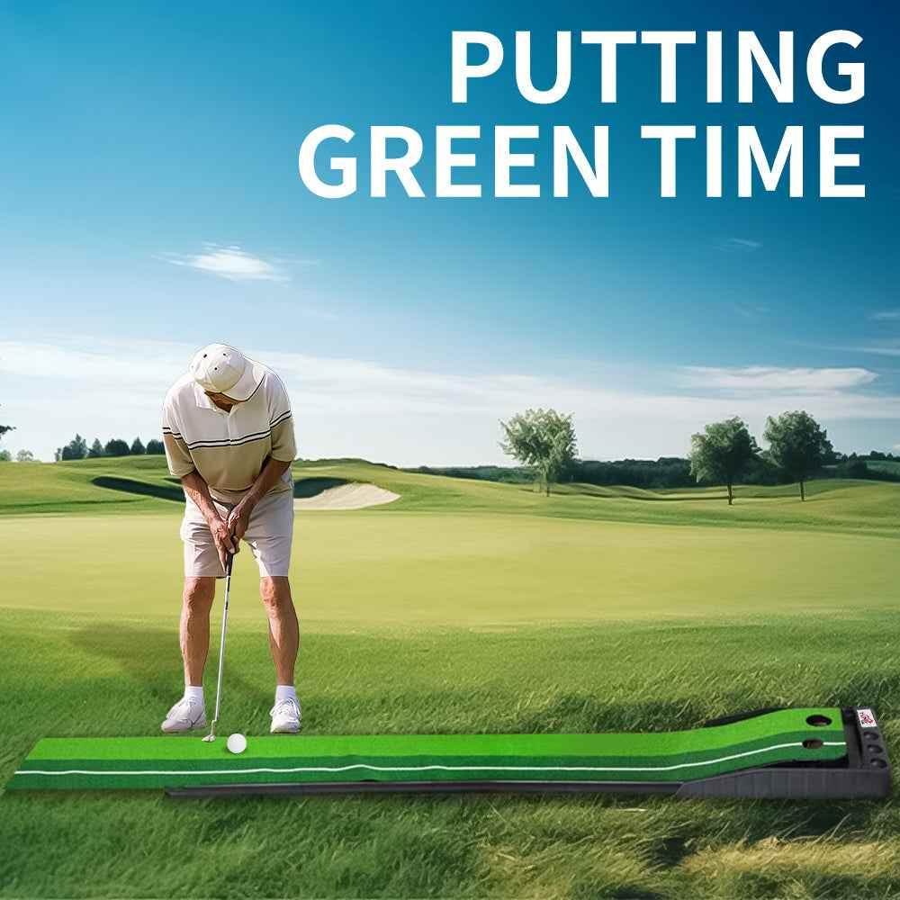 Golf Putting Mat Portable (8FT/10FT) Putting Green by Yunic Golf