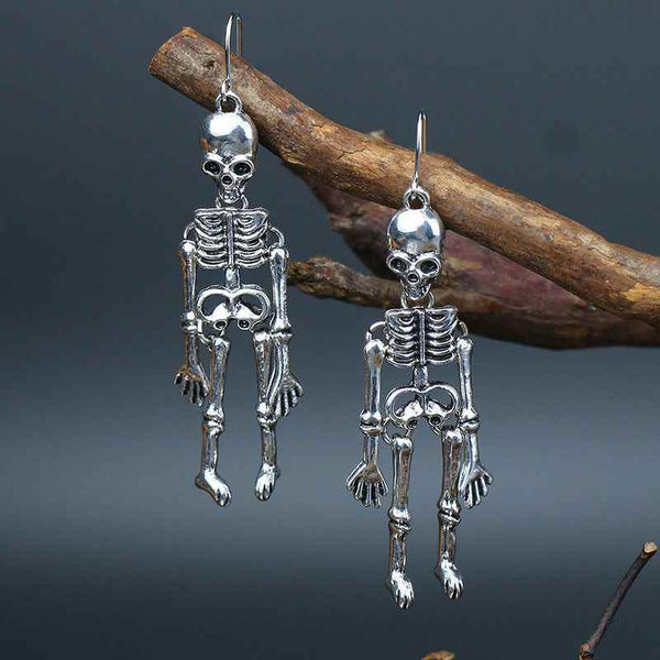 Skeleton Alloy Earrings - GiFTiFY