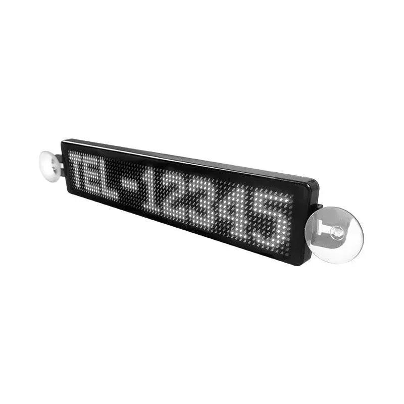 Advertising Messages Scrolling Car Sign Board USB 5V Bluetooth LED Display Screen Multi-languages Messages Scrolling Car Sign by Dropshee
