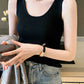 Plus Size Ribbed Scoop Neck Tank
