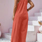 Plus Size Square Neck Wide Leg Overalls