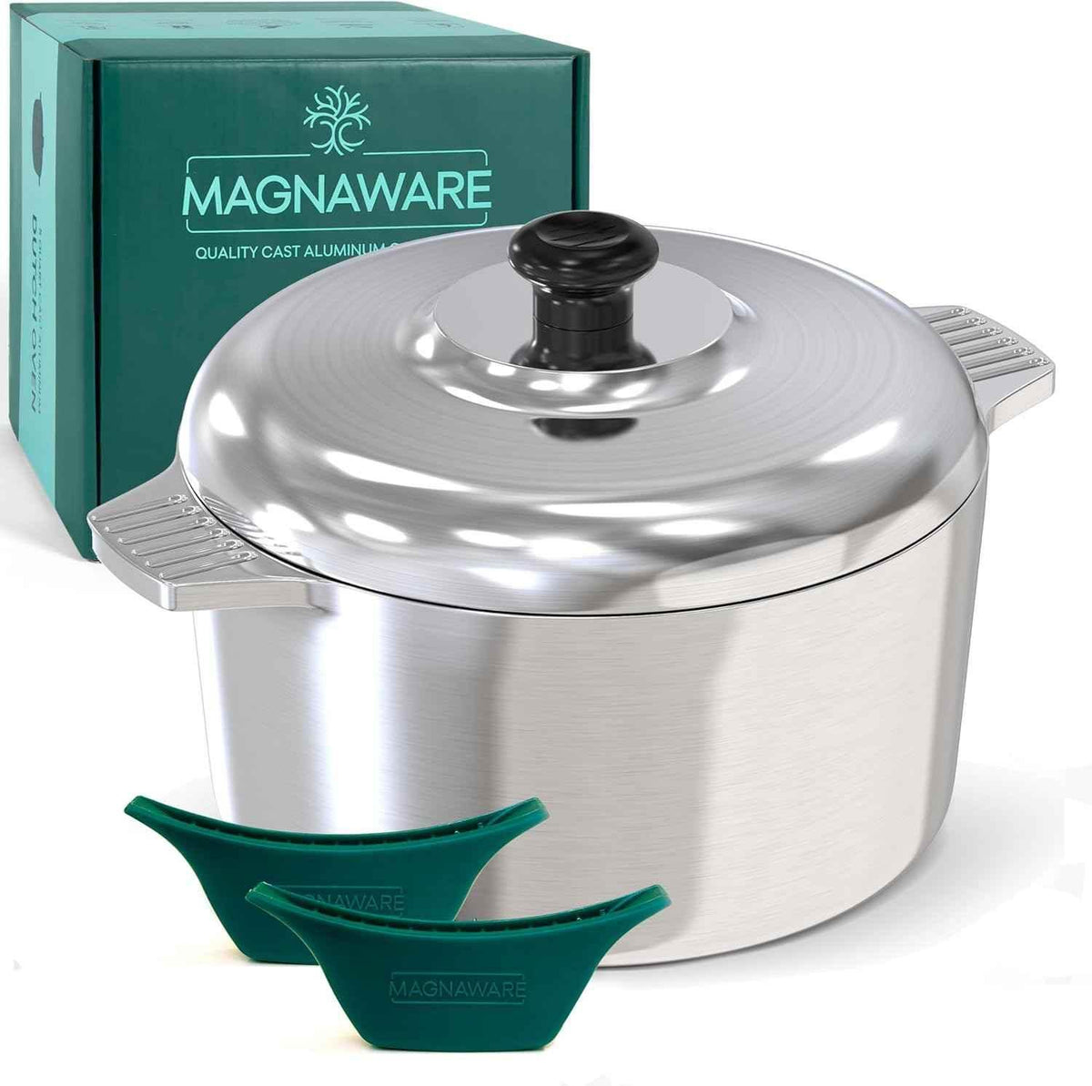 5 Quarts Round Dutch Oven with Lid Home & Garden by MAGNAWARE