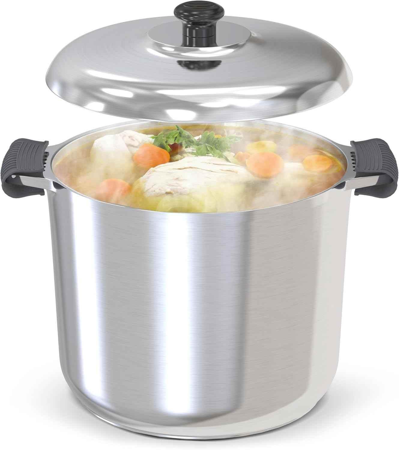 Stock Pot with Lid 14 Quarts - GiFTiFY