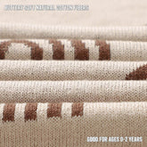 Whimsy Collection - Luxury 100% Cotton Knit Swaddle Baby Blanket - GiFTiFY