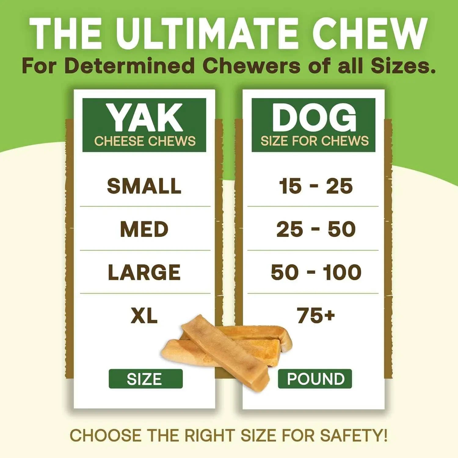 Gold Yak Chews for Small Dogs (4 - 75 sticks) - GiFTiFY