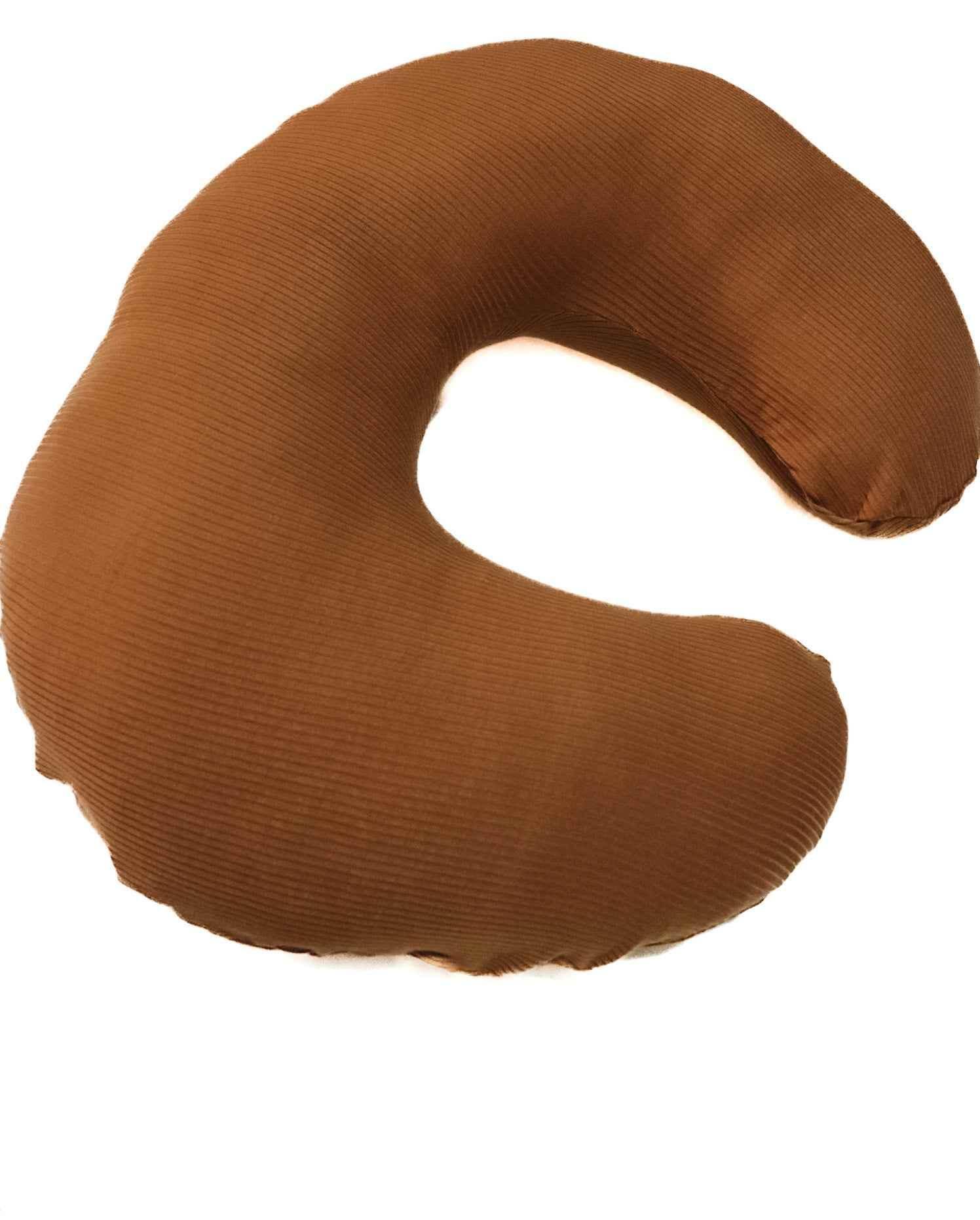 Caramel Ribbed Nursing Pillow Cover - GiFTiFY