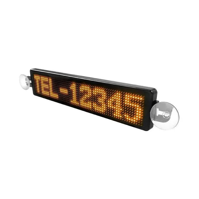 Advertising Messages Scrolling Car Sign Board USB 5V Bluetooth LED Display Screen Multi-languages Messages Scrolling Car Sign by Dropshee