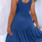 Plus Size Tiered Scoop Neck Tank Dress