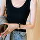 Plus Size Ribbed Scoop Neck Tank
