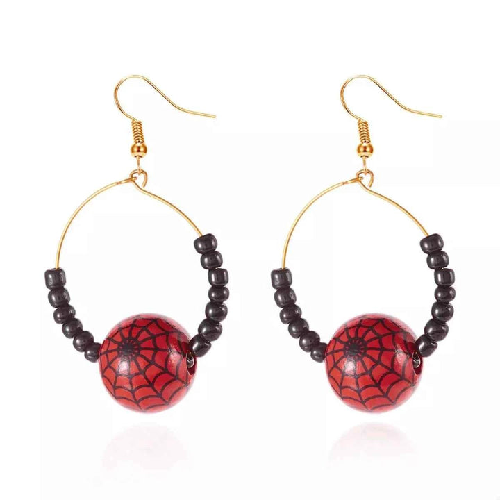 18K Gold-Plated Halloween Bead Earrings - GiFTiFY
