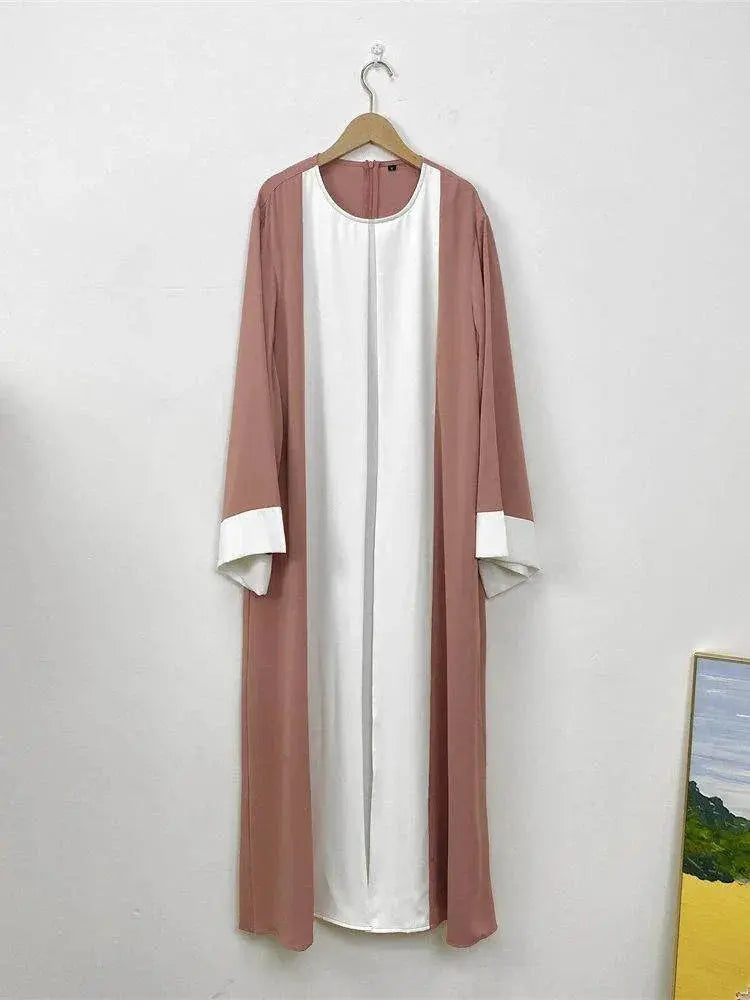 Luxury Two-Piece Abaya Dress Two-Piece Abaya Dress by Dropshee
