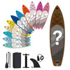 Random color paddle board
