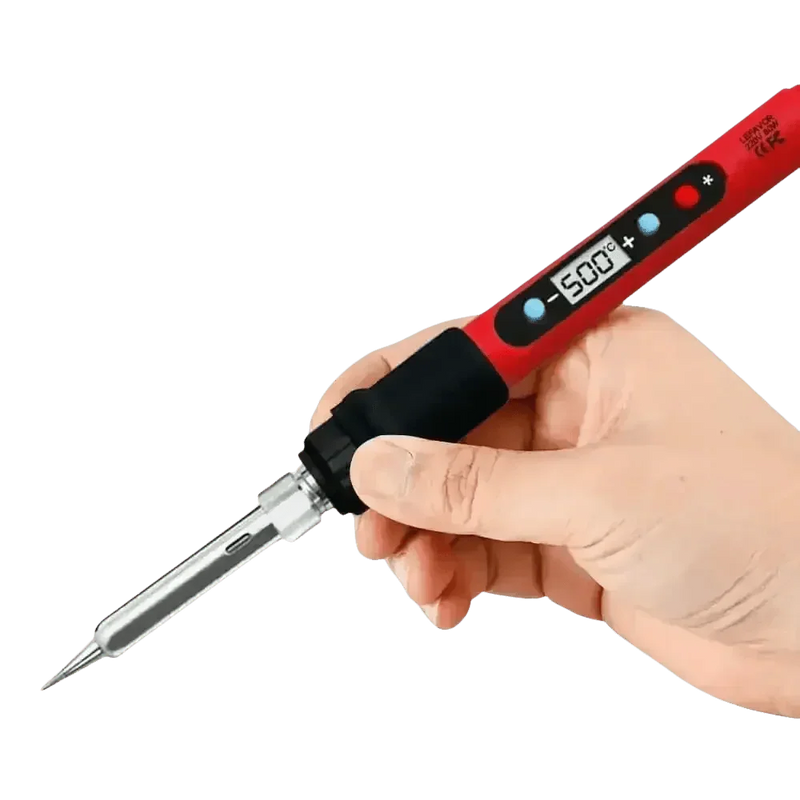 80W Soldering Iron Kit Adjustable Temperature LCD Solder Soldering Irons by Shenzhen Lefavor tool's Store