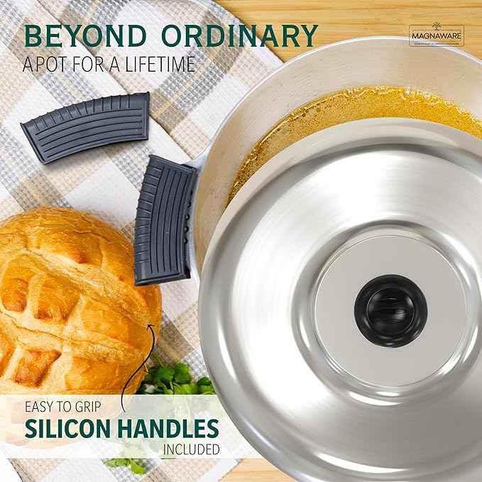 Stock Pot with Lid 10 Quarts - GiFTiFY