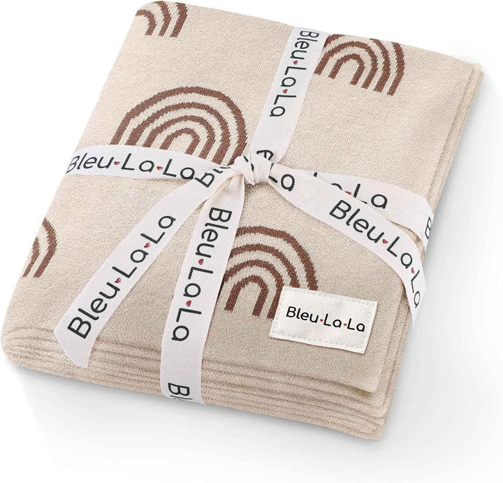 Rainbow Knit Swaddle Blankets - GiFTiFY
