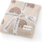 Whimsy Collection - Luxury 100% Cotton Knit Swaddle Baby Blanket