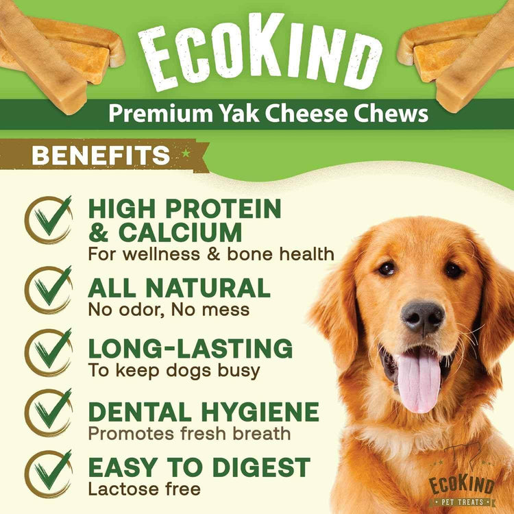 Gold Yak Chews for Small Dogs (4 - 75 sticks) - GiFTiFY